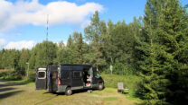 De zon schijnt volop op deze camping!