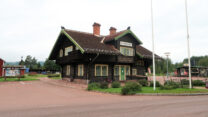 Het oude stationnetje in Alvdalen.