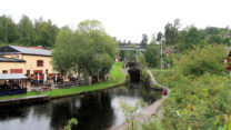 Bruggen, aquaduct en kanaal met sluizen in één smalle kloof!