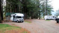 Op de camping in Hope.
