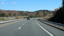 In Canada op Highway One, de Transcontinental Highway. Lekker rustig...