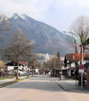 Oberstdorf, op weg naar de camperplaats bij het centrum.