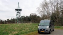 Een plekje voor onze laatste lunch onderweg.