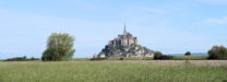 De beroemde Mont Saint-Michel. 