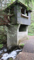 De oude waterkracht centrale uit de jaren '30.